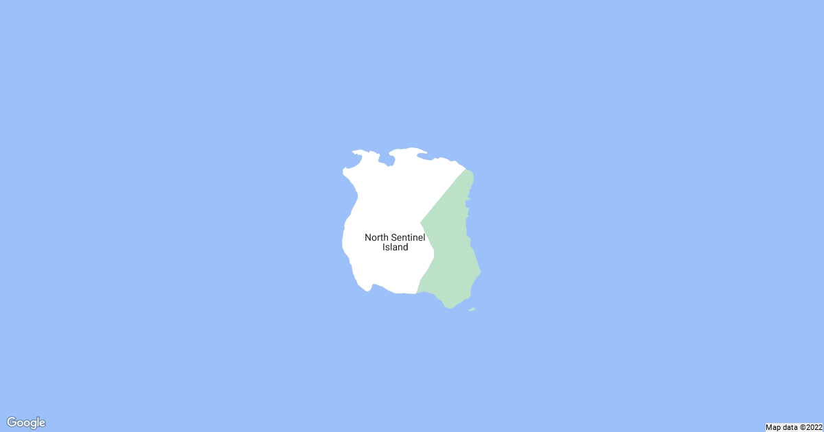 north sentinel island map