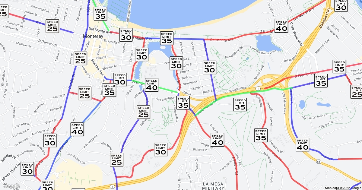 Speed Limits Scribble Maps