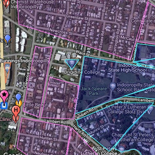 map of Indooroopilly : Scribble Maps