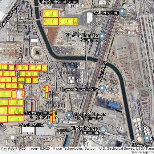 22600 S Wilmington Ave, Carson, with Tanks in Yellow in Wilmington ...