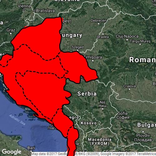 If All Croat Lands That Were Once Parts of Croatia Reunited Scribble Maps