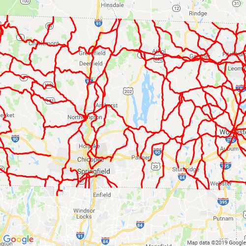 Mass State Routes : Scribble Maps