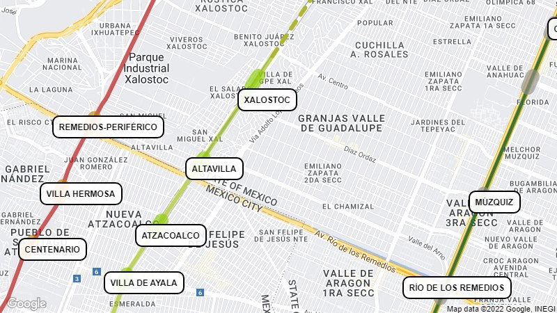 PLAN MAESTRO DEL METRO 2020 CDMX : Scribble Maps