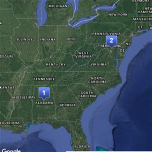 Underground Railroad Map : Scribble Maps